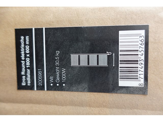 Elektrische handdoekradiator - afbeelding 3 van  3