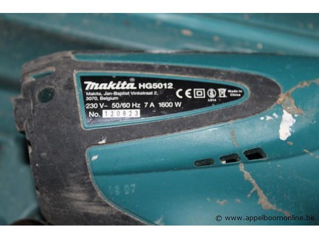 Elektrische heatgun makita hg5012 - afbeelding 2 van  2