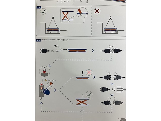 Elektrische heftafel 1500kg - afbeelding 5 van  5