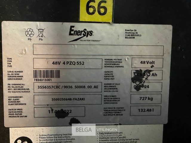 Elektrische heftruck bt - afbeelding 13 van  15