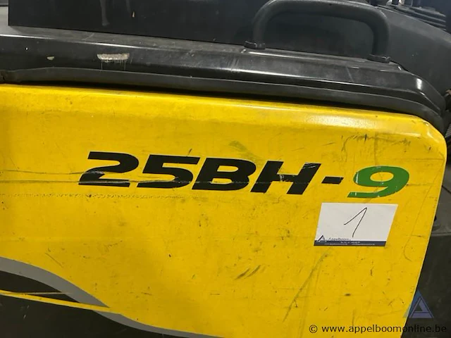Elektrische heftruck, hyundai 25bh-9, 3.559 u, hefvermogen 2275 kg, hefhoogte 4,73 m, 80v, 700 ah, 3.244 kg. werking niet gekend. - afbeelding 2 van  6