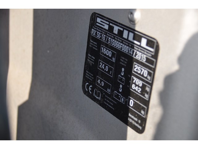 Elektrische heftruck still - afbeelding 4 van  8