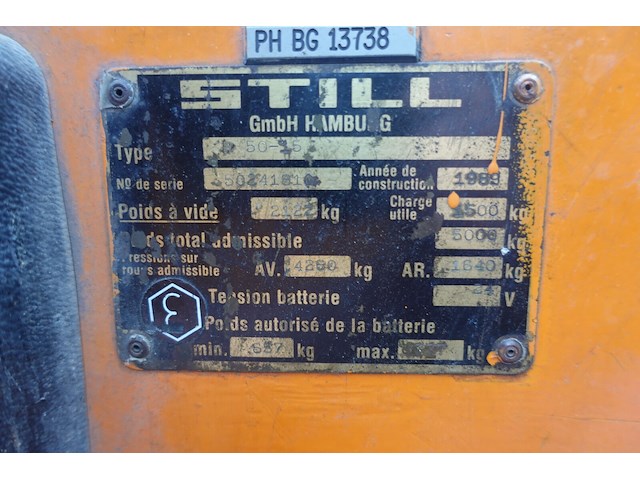 Elektrische heftruck still - afbeelding 9 van  21