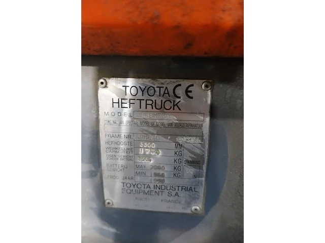Elektrische heftruck toyota - afbeelding 12 van  13