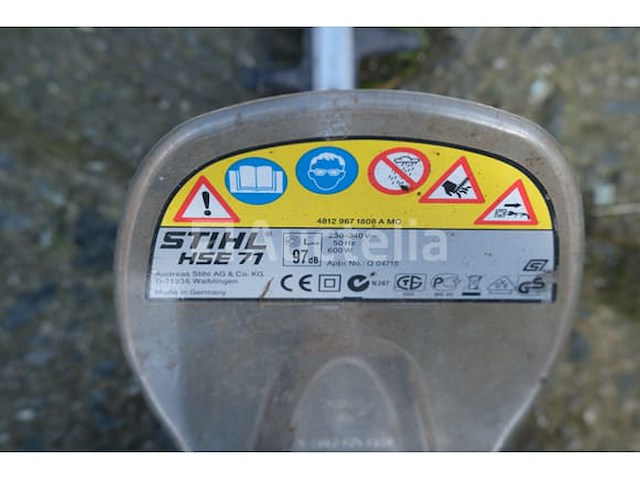 Elektrische heggenschaar stihl hse71 - afbeelding 7 van  7