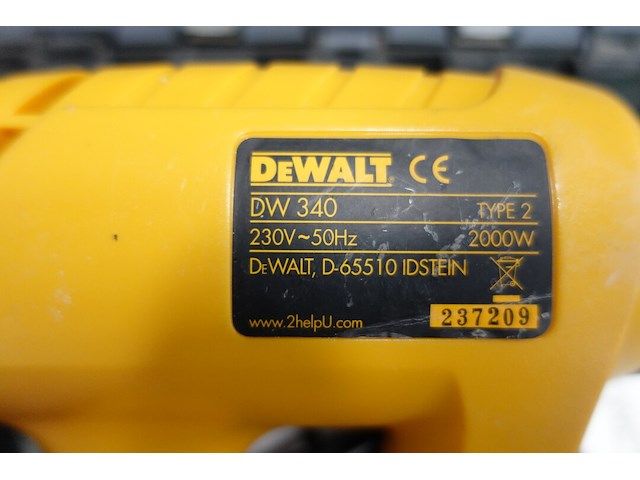 Elektrische heteluchtpistool dewalt - afbeelding 4 van  4