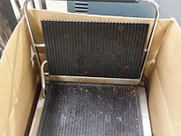 Elektrische inox bakplaat metro - afbeelding 2 van  4