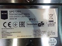 Elektrische inox bakplaat metro - afbeelding 4 van  4