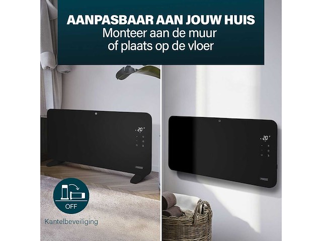 Elektrische kachel smart princess 348420 - 2000 w - afbeelding 3 van  9