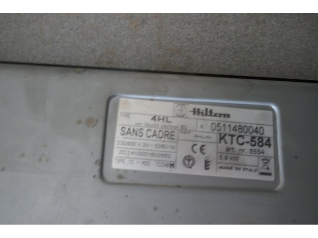 Elektrische keramische kookplaat hiltom - afbeelding 3 van  4