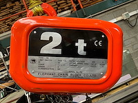 Elektrische kettingtakel elephant fbh 2000kg - afbeelding 9 van  11