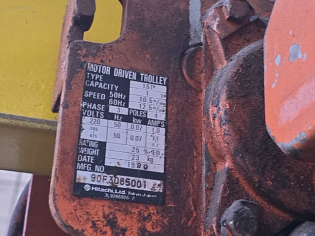 Elektrische kettingtakel hitachi 1st - afbeelding 7 van  8