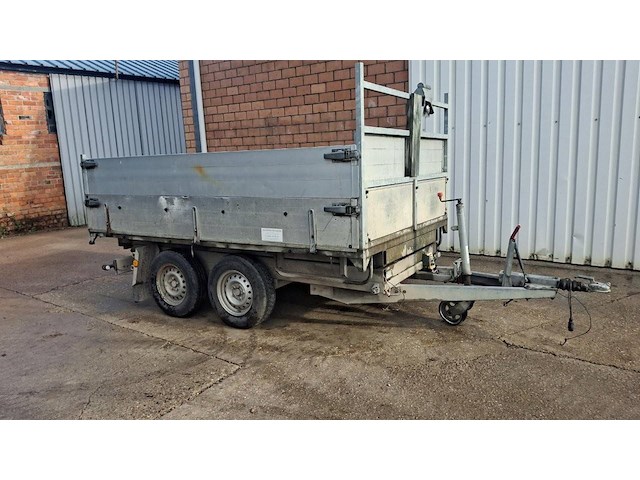 Elektrische kipper bw trailers 2600kg 3x1.80x0.70m - afbeelding 1 van  1