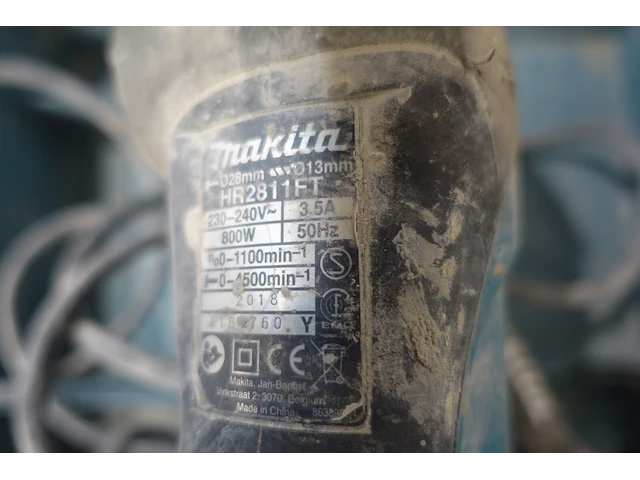 Elektrische klopboorhamer makita - afbeelding 3 van  3