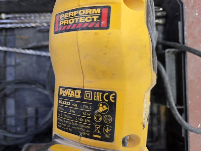 Elektrische klopboormachine dewalt d25333-qs - afbeelding 4 van  6