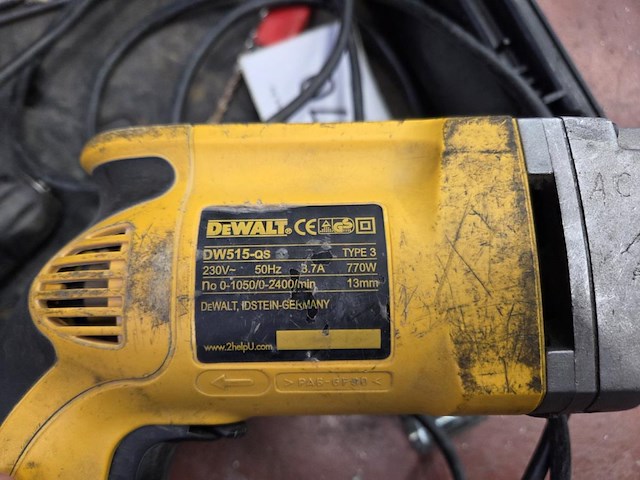 Elektrische klopboormachine dewalt dw515-qs - afbeelding 3 van  4