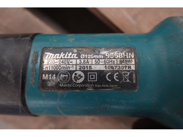 Elektrische klopboormachine + haakse slijper makita - afbeelding 7 van  7
