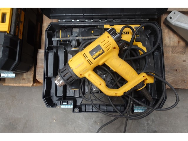 Elektrische klopboormachine + heteluchtpistool dewalt - afbeelding 1 van  5
