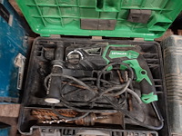 Elektrische klopboormachine hitachi + decoupeerzaag - afbeelding 2 van  3