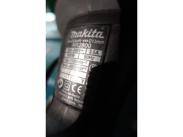 Elektrische klopboormachine makita - afbeelding 3 van  5