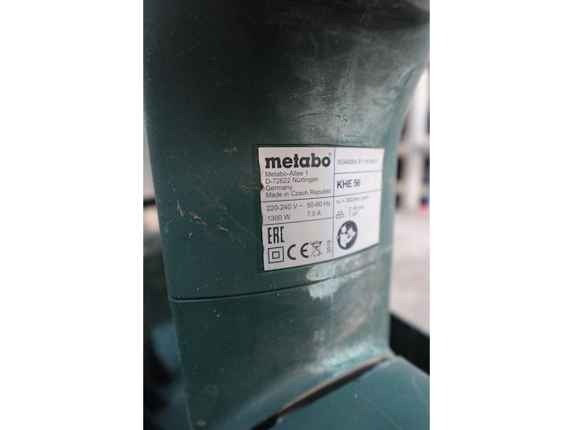 Elektrische klopboormachine metabo - afbeelding 3 van  3