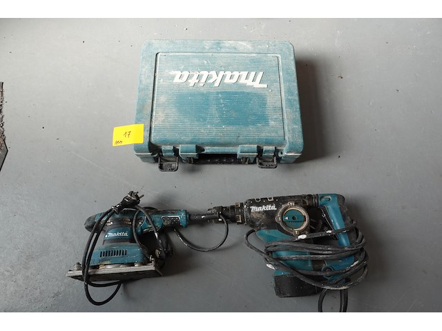 Elektrische klopboormachine + schuurmachine makita - afbeelding 1 van  7
