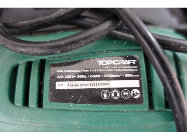 Elektrische klopboormachine topcraft - afbeelding 4 van  6