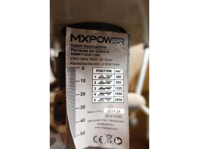 Elektrische kolomboormachine mixpower - afbeelding 3 van  4