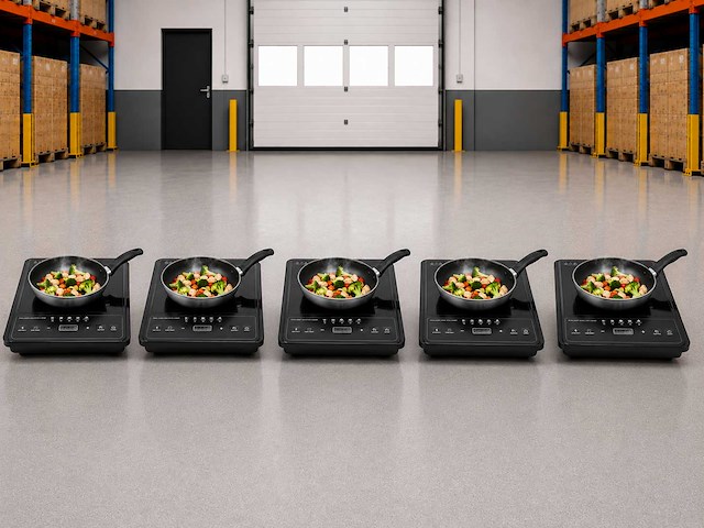 Elektrische kookplaat - 1-pits vrijstaand (5x) - afbeelding 1 van  5