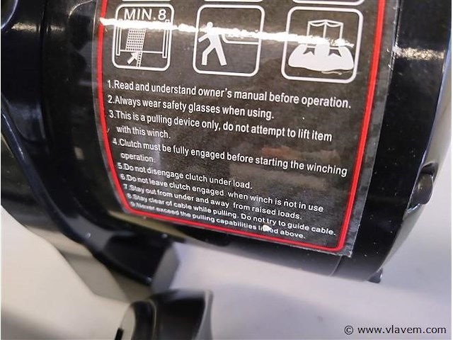 Elektrische lier 12 volt 5800kg - afbeelding 4 van  15