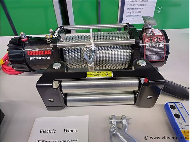 Elektrische lier 12 volt 5800kg - afbeelding 8 van  15