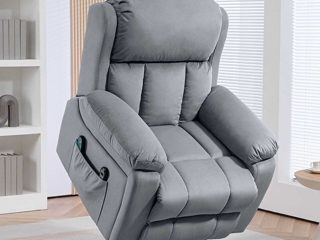 Elektrische liftstoel met massage- en warmtefunctie - afbeelding 1 van  9