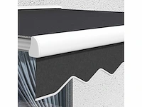 Elektrische luifel 4 x 3 m met gearticuleerde arm, met krukas, afstandsbediening, wandmontage, zonnescherm - afbeelding 9 van  9