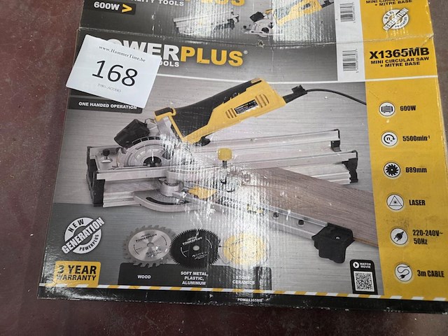 Elektrische mini invalzaag powerplus x1365mb - afbeelding 6 van  9