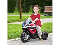 Elektrische motorfiets voor kinderen 3 wielen 6 v 2,5 km/u muziek usb-interface - afbeelding 1 van  5