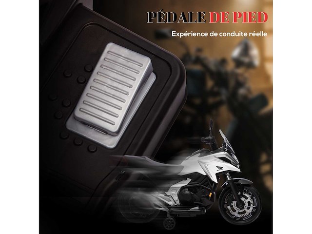 Elektrische motorfiets voor kinderen, honda ride-on motorfiets voor kinderen van 3 tot 6 jaar - afbeelding 11 van  11