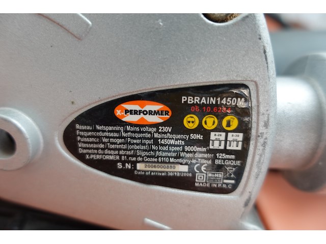 Elektrische muurfrees xperformer - afbeelding 3 van  3