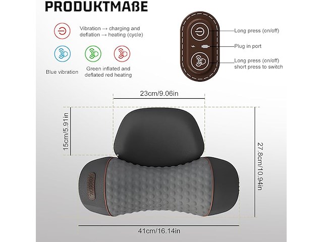 Elektrische nekmassager - afbeelding 2 van  5