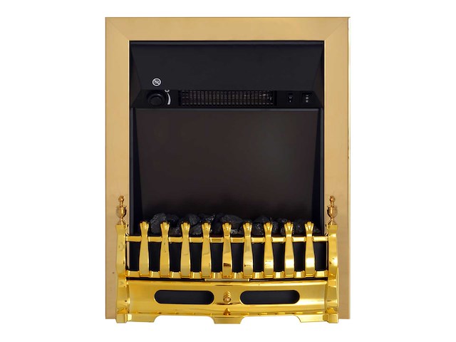 Elektrische open haard met verwarming, elektrische open haard met ed vlam-effect - afbeelding 3 van  8