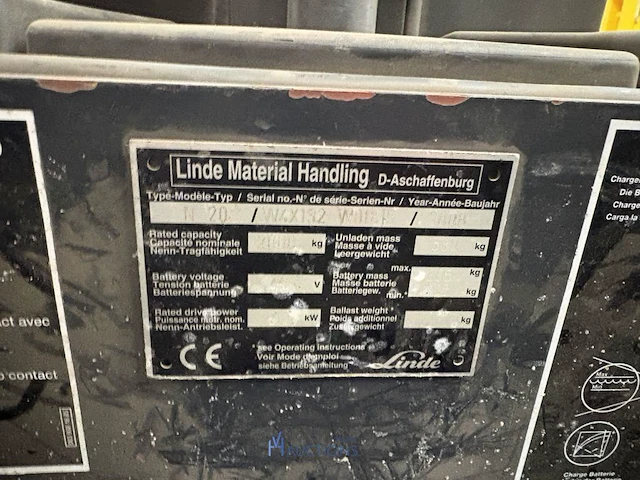 Elektrische orderpicker linde - afbeelding 16 van  20