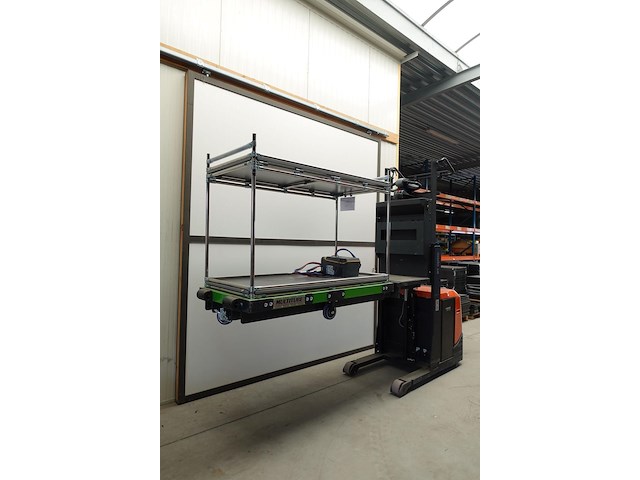 Elektrische orderpicker toyota + orderpickkar multitube - afbeelding 9 van  20