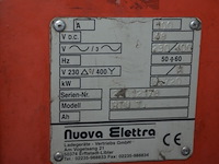 Elektrische palletwagen pro linde t18 met lader, serienummer w4x360u06317, bouwjaar 2007 met lader , batterijlader nuova elettra serienummer 22012178 - afbeelding 7 van  12