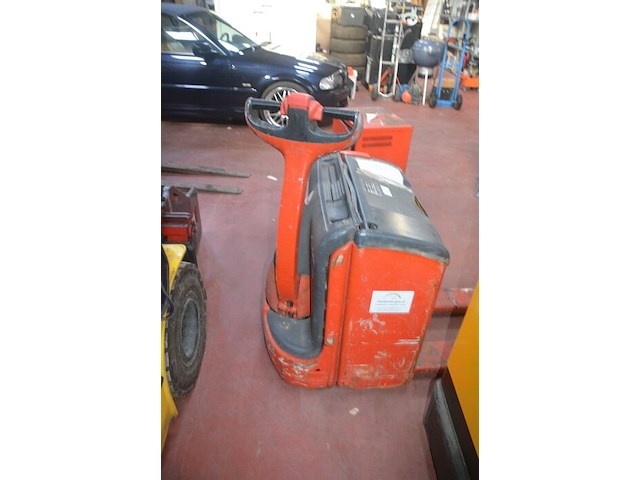 Elektrische palletwagen pro linde t18 met lader, serienummer w4x360u06317, bouwjaar 2007 met lader , batterijlader nuova elettra serienummer 22012178 - afbeelding 10 van  12