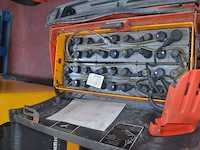 Elektrische palletwagen pro linde t18 met lader, serienummer w4x360u06317, bouwjaar 2007 met lader , batterijlader nuova elettra serienummer 22012178 - afbeelding 12 van  12