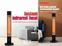 Elektrische patio heater laag - afbeelding 1 van  2