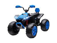 Elektrische quad voor kinderen, 24v elektrisch voertuig met 4 wielen, koplampen, usb-poort, mp3-functie, 6,5 km/u - afbeelding 2 van  5