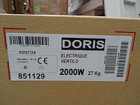 Elektrische radiator atlantic doris wit 2000w - afbeelding 2 van  3
