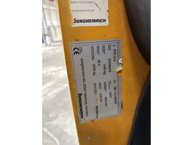 Elektrische reachtruck jungheinrich - afbeelding 33 van  33