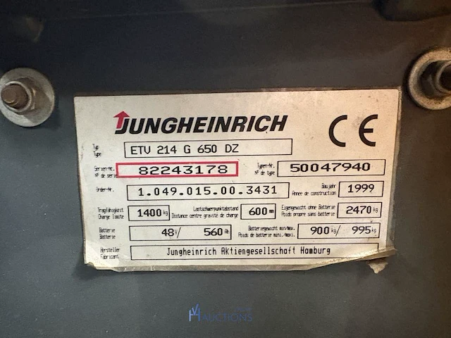 Elektrische reachtruck jungheinrich - afbeelding 24 van  25