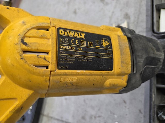 Elektrische reciprozaag dwe305-qs - afbeelding 4 van  5